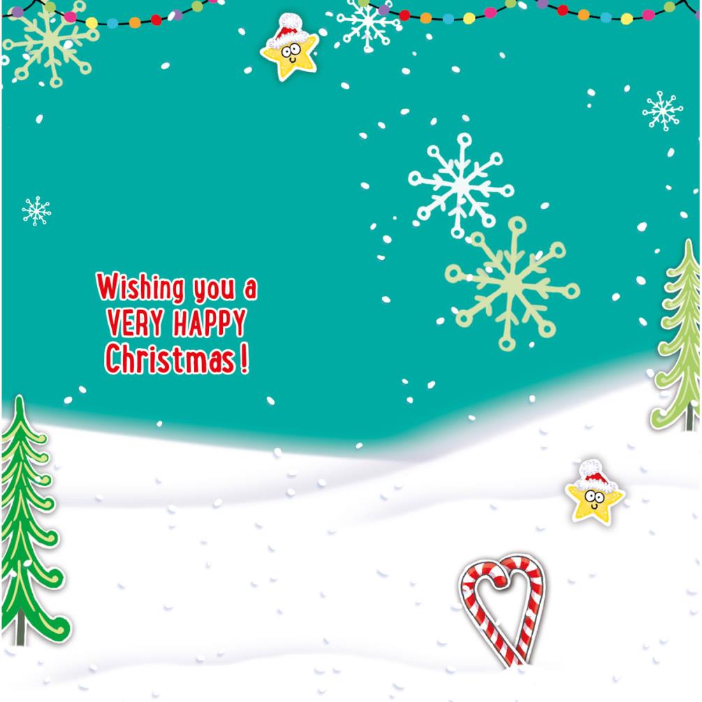 Festive Glasses My Dinky Bear Me to You Christmas Gift / Money Wallet Extra Image 1